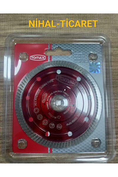 IŞIKLI SHOP Tomax Hassas Seramik Fayans Kesici Disk (Ince Kesim) 115x1.3x22 m...