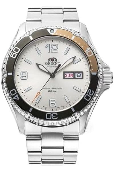 Orient Mako III RA-AA0821S39B Automatic Men's Watch Silver Dial, Steel, 41.8mm, 200m