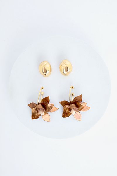 Penti Set de cercei eleganti din aur