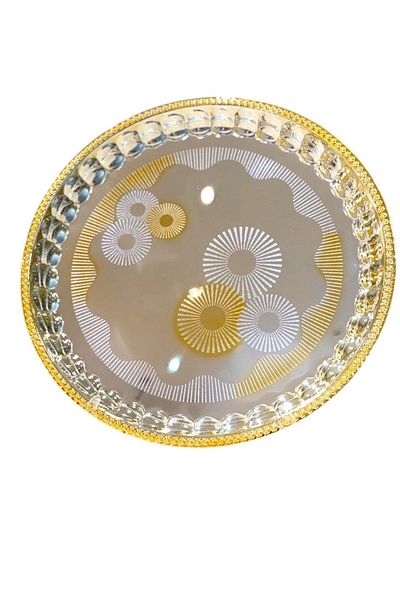 aljahwari Single serving tray, two glossy colors, size 45*45