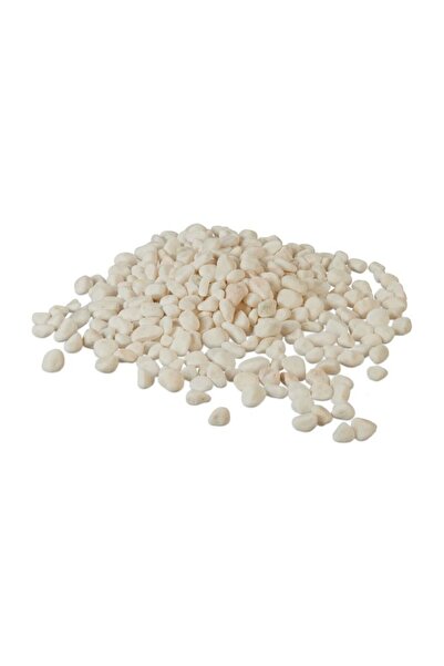 Relaxdays pietriș de grădină de marmură, alb 5-15 mm