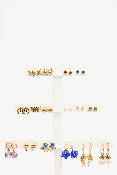 Penti Set de cercei Aqua Gold Mix