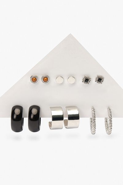 Penti Gold Colored Zen Earring Set