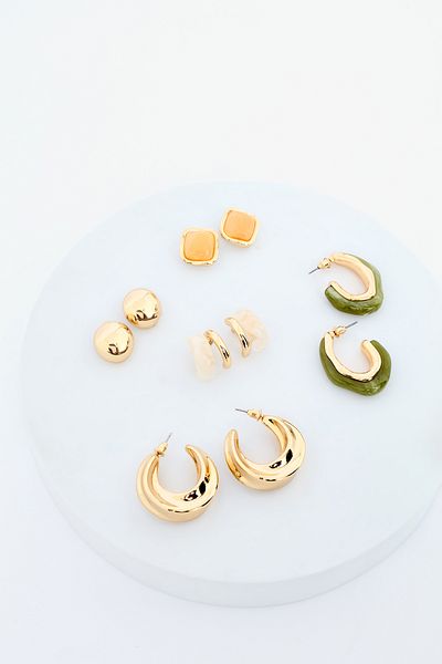 Penti Meloni Gold-Ohrring-Set