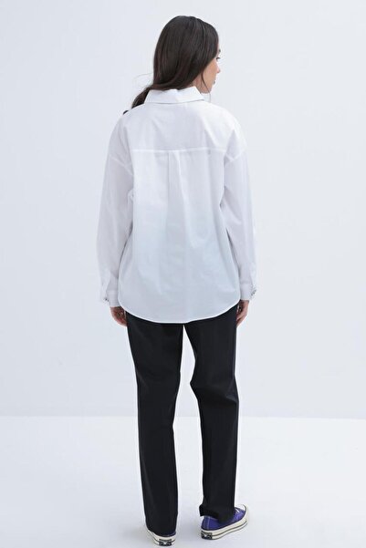 ALLDAY Poplin Women's Shirt with Pockets X51309A0