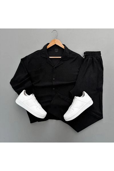 viperkombin Men's Shirt and Pants 2 Piece Summer Wrap Suit