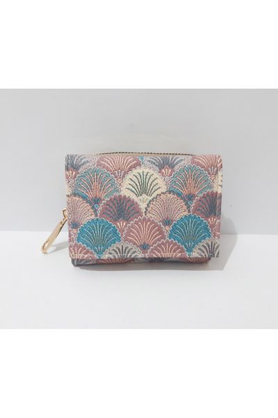 renkli çiçekler Children's Wallet 11X8 cm Mixed Color Patterned Children's Wallet