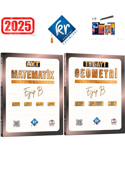 Mert Hoca Yayınları Eyüp B. AYT Matematik Soru Bankası & TYT AYT Geometri Vid...