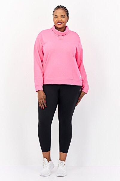 adidas Women Sportswear Fit Long Sleeve Outdoor Sweatshirt, Pink