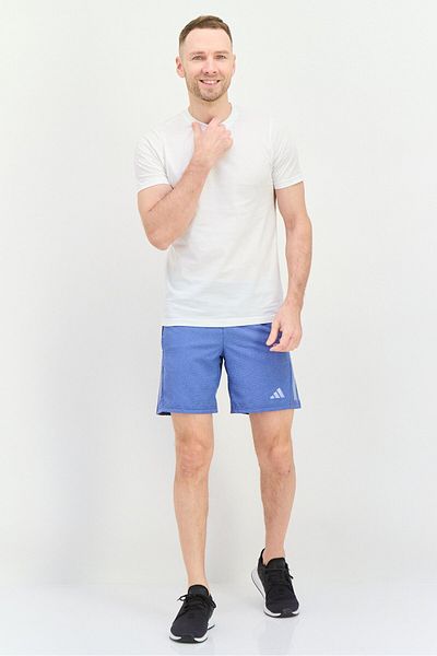 adidas Men Sportswear Fit 7 Inseam Running Shorts, Blue/grey