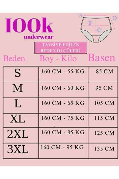 ROSEPERİ Γυναικεία εσώρουχα 7 τεμαχίων πολύχρωμα γυναικεία σλιπ με ψηλή μέση, εξαιρετικά μαλακά και άνετα