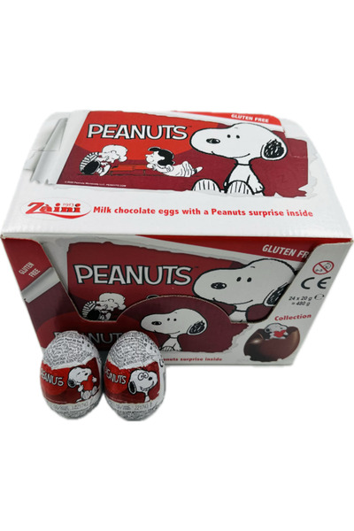 Zaini Peanut lisanslı snoopy peanut snoopy sürpriz yumurta surprise egg 24 * ...