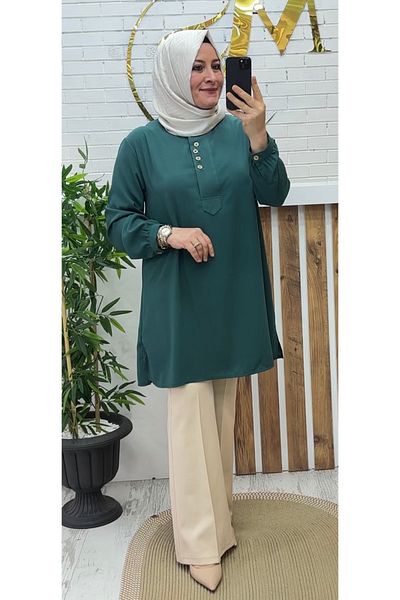 Meryemce Butik Cotton Crepe Tunic