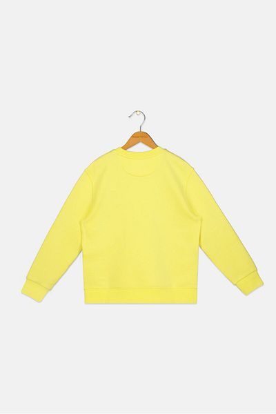 Esprit Kids Boy Brand Logo Sweatshirt, Yellow