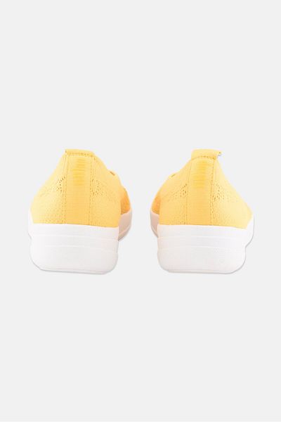 Fitflop Women Uber Knit Slip On Casual Shoes, Yellow