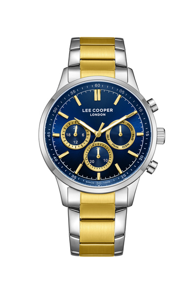 Lee Cooper ساعة لي كوبر متعددة الوظائف للرجال بمينا أزرق داكن - LC07998.290