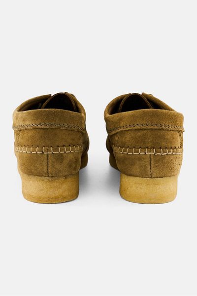 CLARKS Men Lace Up Casual Shoes, Dark Olive