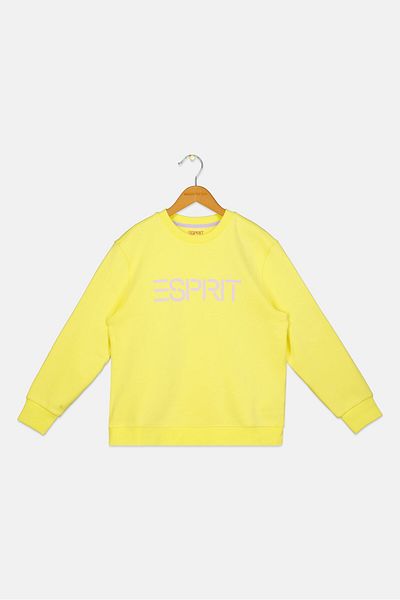 Esprit Kids Boy Brand Logo Sweatshirt, Yellow