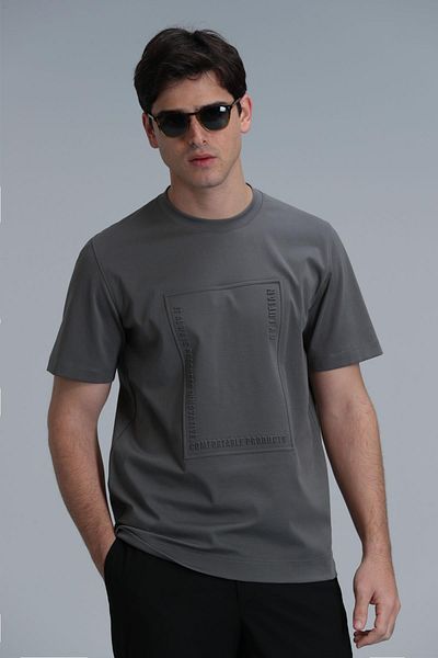 Lufian Μοντέρνο γραφικό μπλουζάκι Olive Green Mabel