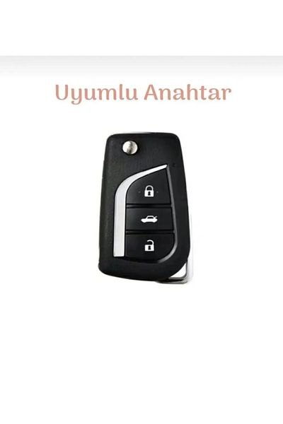 GMA KEYS For Toyota Corolla Auris Yaris Verso Avensis Aygo Hilüx Nano Key Protection Case Black-Silver Color