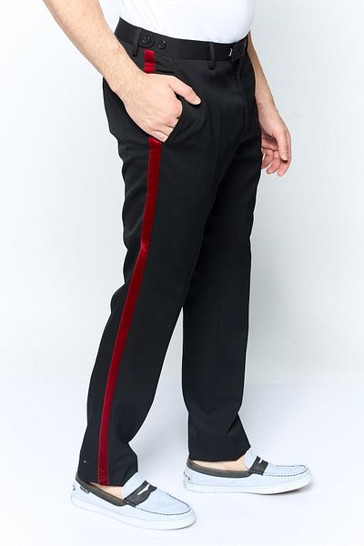 Tommy Hilfiger Men Regular Fit Solid Chino Pants, Black