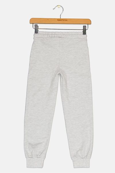 Hello Kitty Kids Girl Brand Logo Jogger Pants, Grey