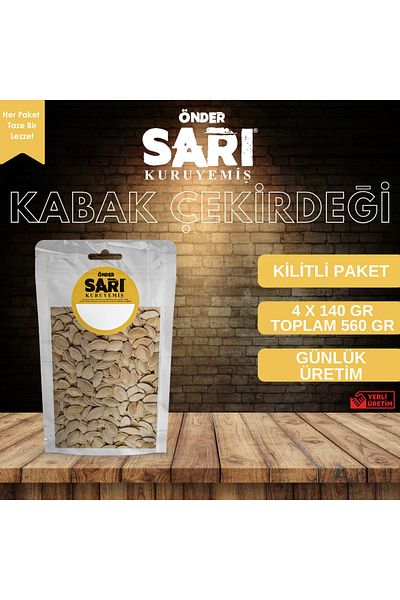 Önder Sarı Kuruyemiş Pumpkin Seed Nuts 140 Gr