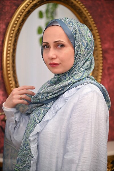 İpekhan Esinas -2025 New - Ethnic Pattern Imported Voile Silk Shawl-10000