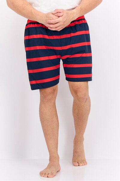 Liverpool Men Brand Logo Drawstring Board Shorts, Multicolor