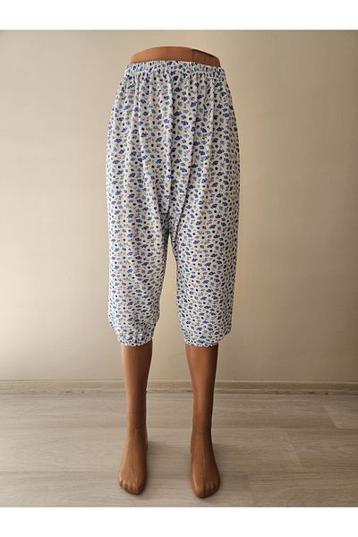 İLİBE PATTERNED RUBBER SHORT MOTHER'S PAJAMAS