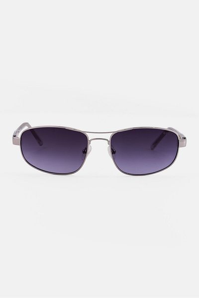 Guess Men GF5103/S Aviator Sunglasses, Silver