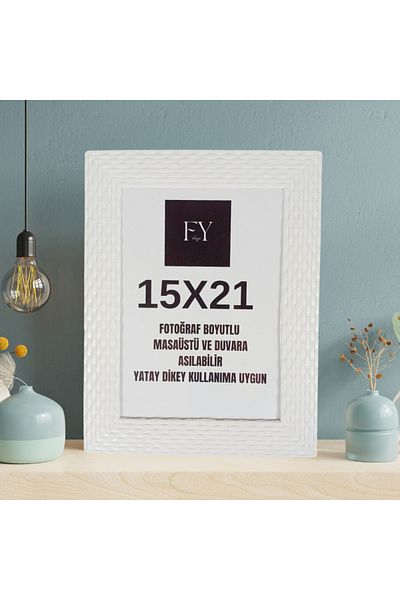 Araste 15X21 Photo Picture Frame Horizontal Vertical Suitable for Desktop and Wall Hanging