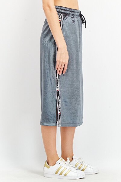 Champion Women Velvet Midi Skirt, Grey