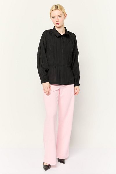 Esprit Women Pleated Jacket Shirt, Black