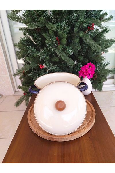 Madame Coco Bonneville Pot - Navy Blue Color - 18 cm