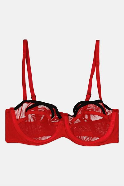 BOOHOO Women Adjustable Non Padded Underwire Bra, Red