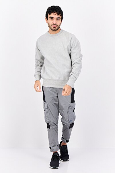 Champion Men Sportswear Fit Long Sleeve Outdoor Sweatshirts, Grey