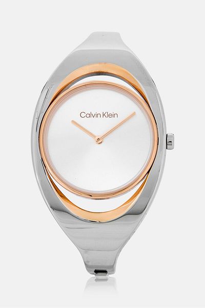 Calvin Klein Women 25200393 Stainless Steel Watch 32 Mm, Silver