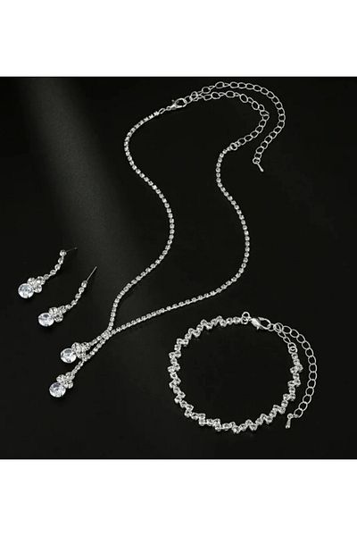 Mihra Aksesuar Set of Three - Necklace, Earrings and Bracelet