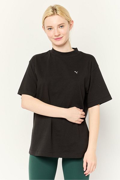 Puma Women Sportswear Fit Short Sleeve Outdoor T-Shirt, Black