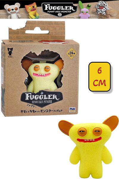 TOYFEST مجسم فردي من مجموعة فوجلر - 6 سم - أصفر