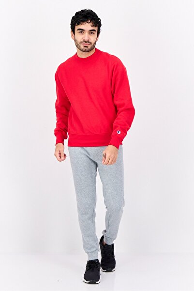 Champion Men Sportswear Fit Long Sleeve Outdoor Sweatshirts, Red