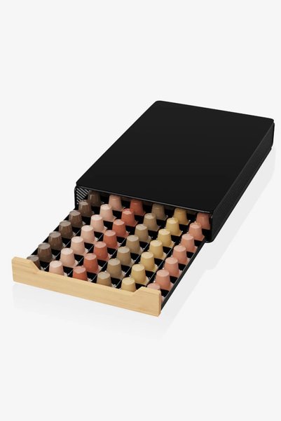 color house Capsule Coffee Stand Compatible with Nespresso Original Capsule Sizes Coffee Organizer (Black)