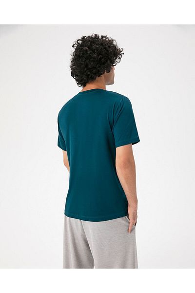 Ayma Active Men's Viscous Short Sleeve T-shirt - Petrol Ecovero ™