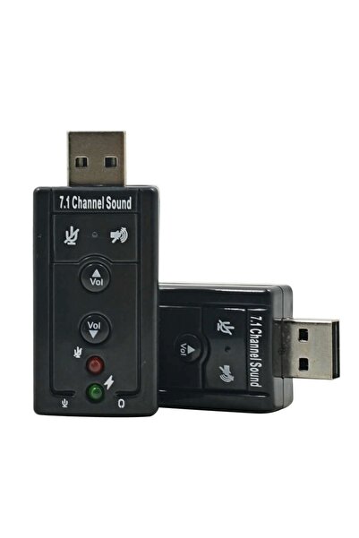 CNL 7.1 USB Ses Kartı Virtual Sound 3D - Win 7 Win 8 Win 10 PC Laptop