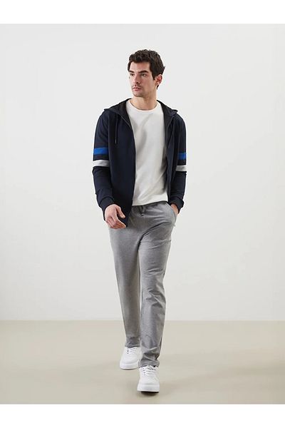 LC Waikiki Ανδρικό αθλητικό παντελόνι LCWAIKIKI Classic Grey Standard Fit
