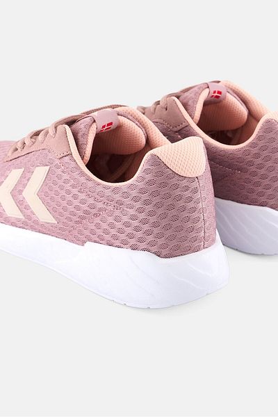 hummel Kids Girls Legend Breather Lace Up Training Shoes, Dusty Pink