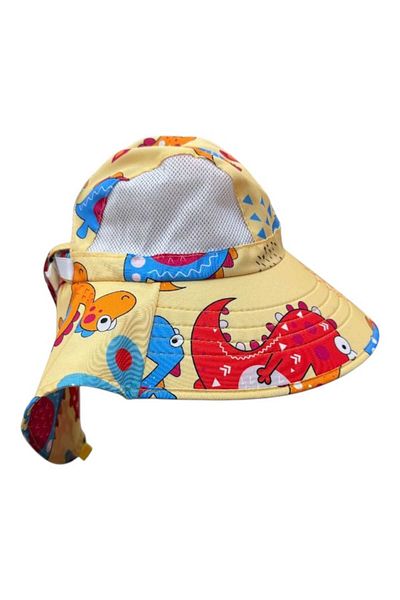 Aware Time 5-9 Years Unisex Children's Lace-Up Fedora Hat with Whistle Toy