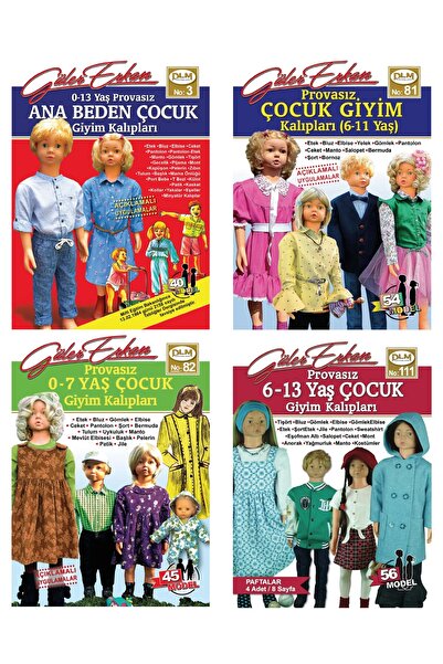 Dilem Yayınevi Güler Erkan Çocuk Giyim Kalıpları