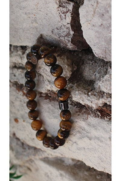 LADIN DOGALTAŞ Tiger Eye Natural Stone Focusing Bracelet